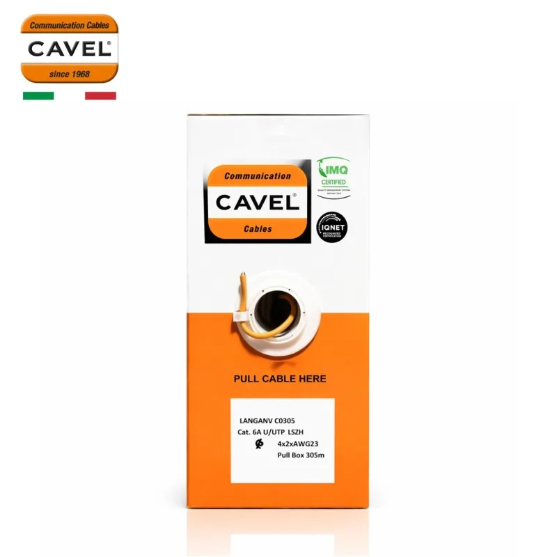 Cablage cuivre CAVEL LAN6AZHNVCO305