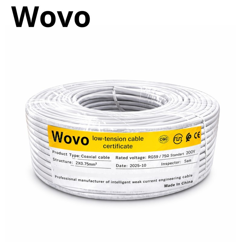 Câble coaxial Wovo RG591200