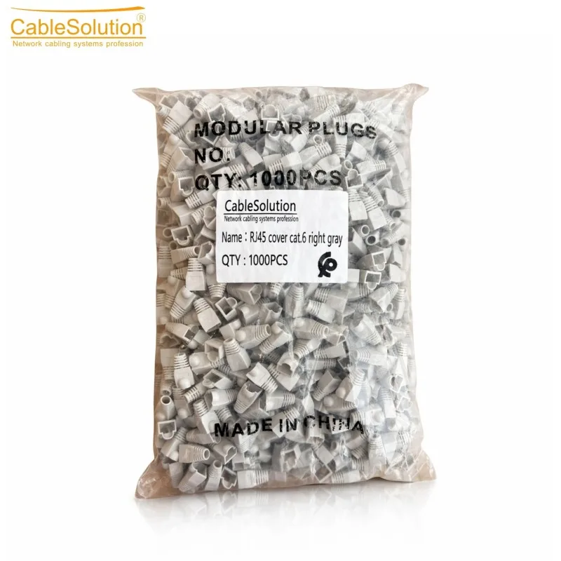Cache RJ45 Cat.6 COVER6 – Pack 1000 Pièces – Protection & Organisation Réseau Professionnelle