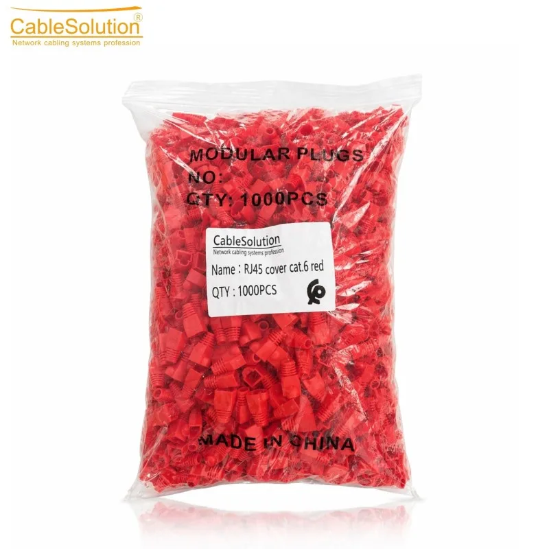 Cache RJ45 Cat.6 COVER6 – Pack 1000 Pièces – Protection & Gestion Optimisée du Câblage Réseau
