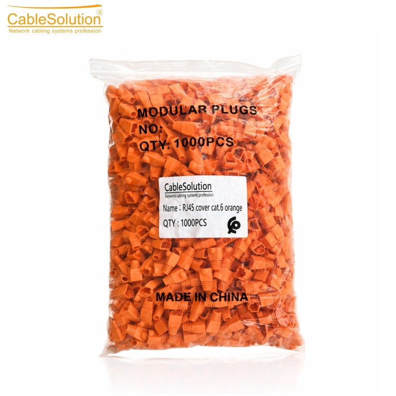 Cache RJ45 Cat.6 COVER6 – Lot 1000 Pièces – Protection Réseau & Identification Rapide des Câbles