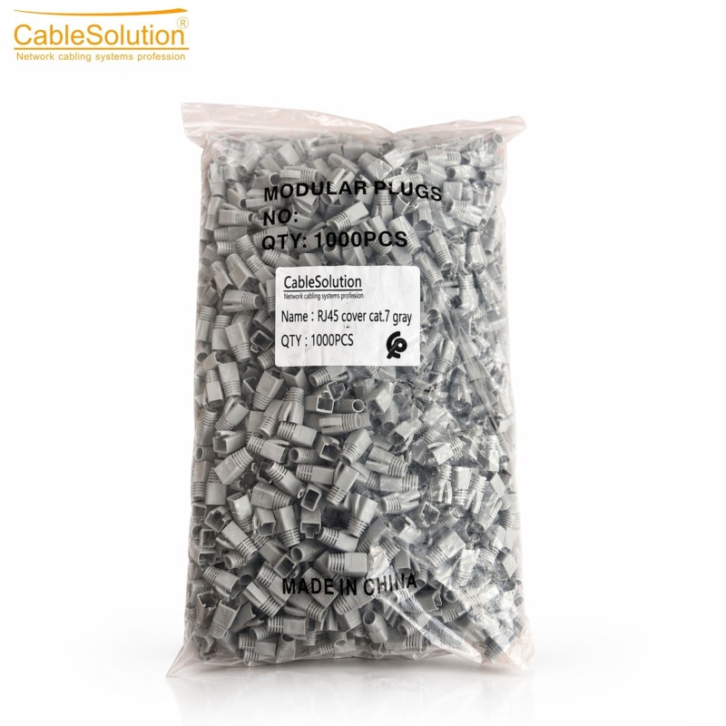 Protection RJ45 (Cover) CableSolution PVC RJ45 cover cat.7 gray