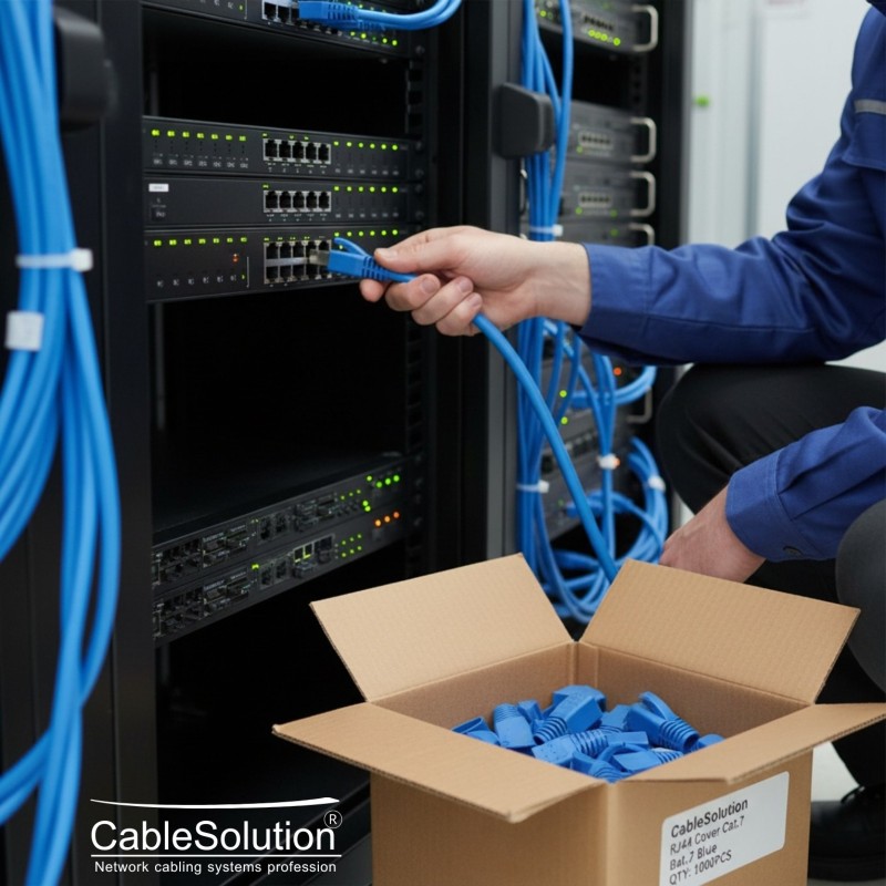 Protection RJ45 (Cover) CableSolution PVC RJ45 cover cat.7 mix – vue 4