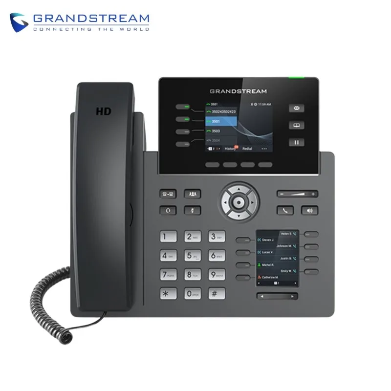 Téléphone IP 4 lignes qualité opérateur GRANDSTREAM GRP2614