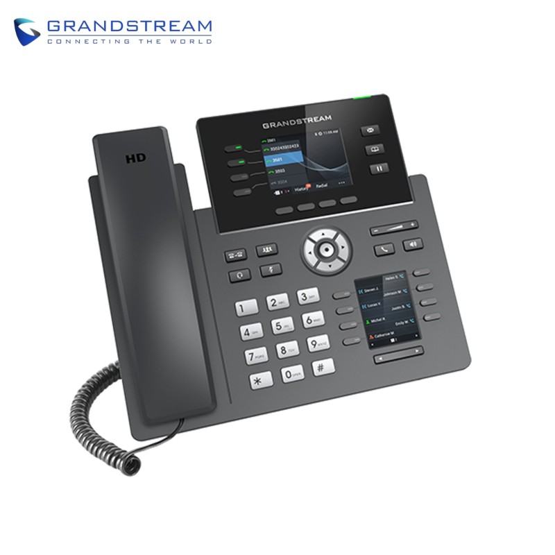 Téléphone IP 4 lignes qualité opérateur GRANDSTREAM GRP2614 – vue 2