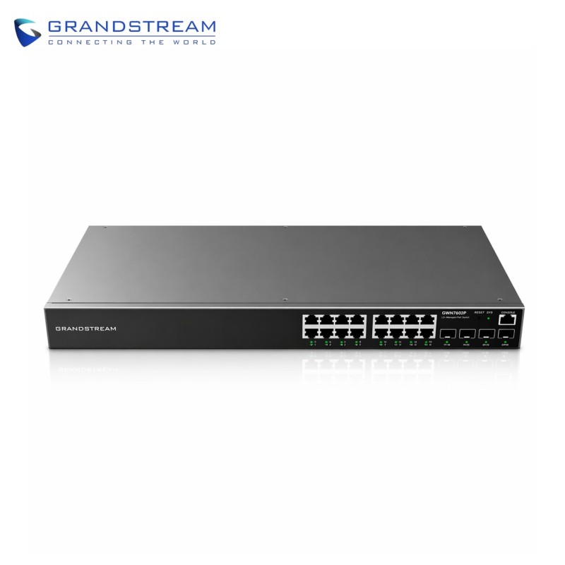 Switch Administrable Niveau 2+ GRANDSTREAM GWN7802P – vue 2
