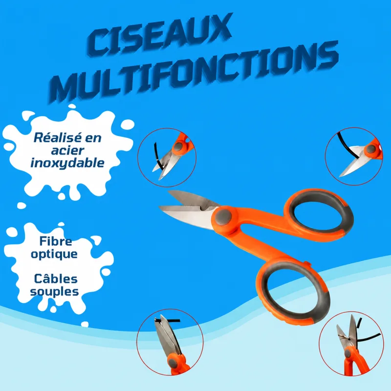 Ciseaux Fibre Optique Générique FTL-CF – vue 3