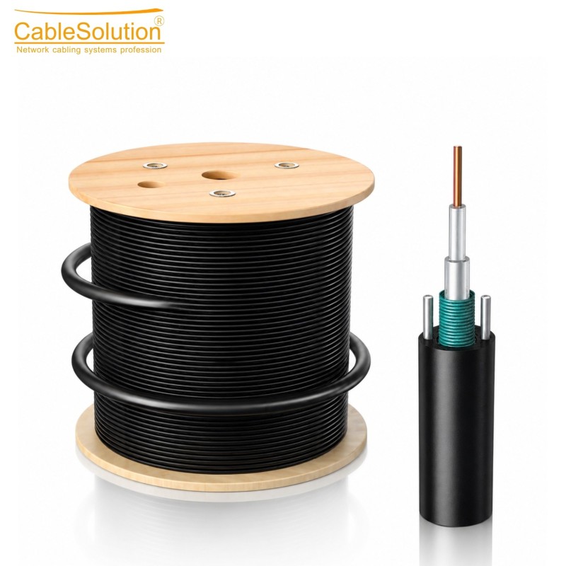 Câble fibre optique multimode armé CableSolution FC-MM 6B