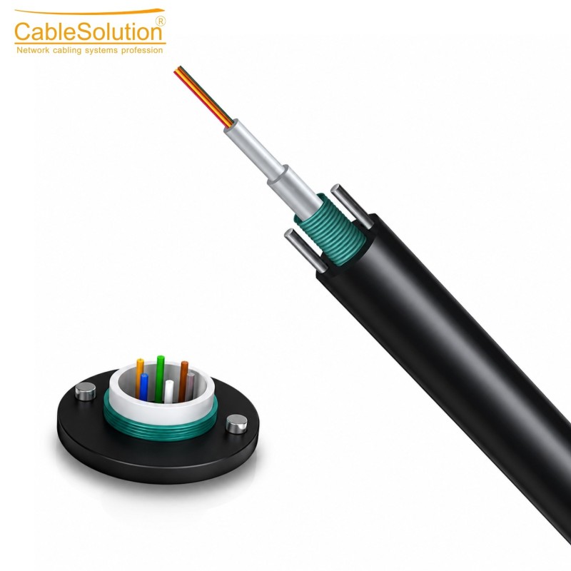 Câble fibre optique multimode armé CableSolution FC-MM 6B – vue 3