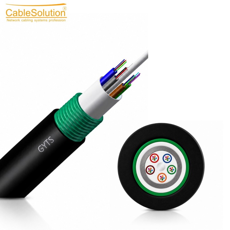 Câble fibre optique extérieur armé CableSolution GYXTW-6A1 – vue 2