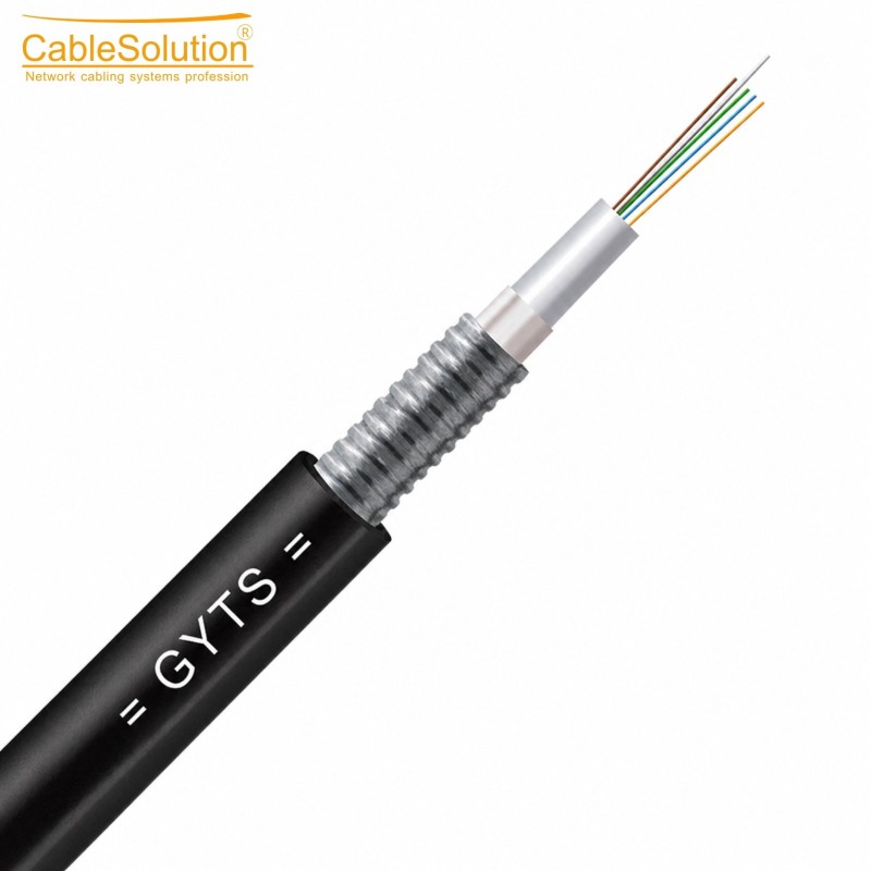 Câble fibre optique extérieur armé CableSolution GYXTW-6A1 – vue 4