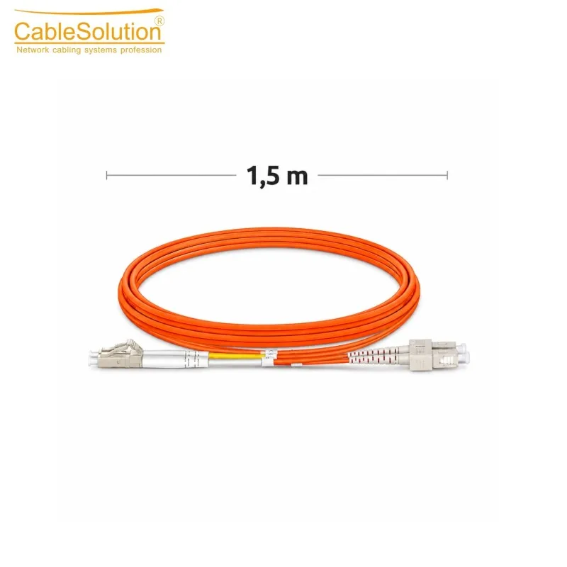 Cablage fibre optique CableSolution LC-SC 3.0mm – vue 2