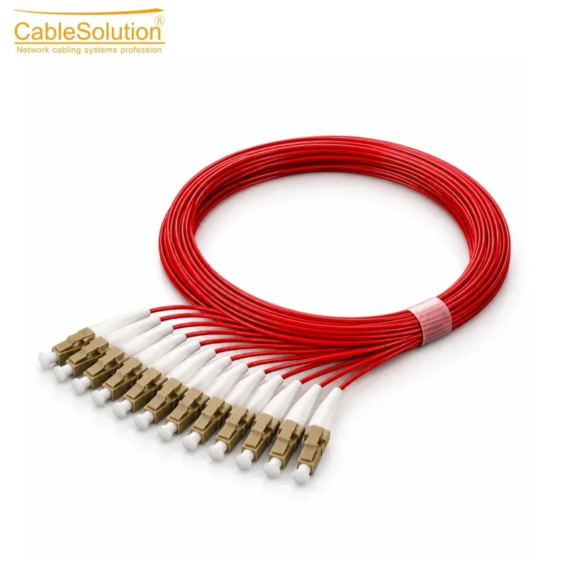 Cablage fibre optique CableSolution J-PIG OM4 LC MM