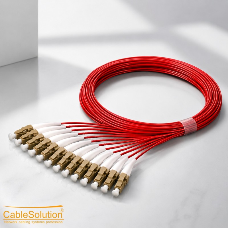 Cablage fibre optique CableSolution J-PIG OM4 LC MM – vue 2