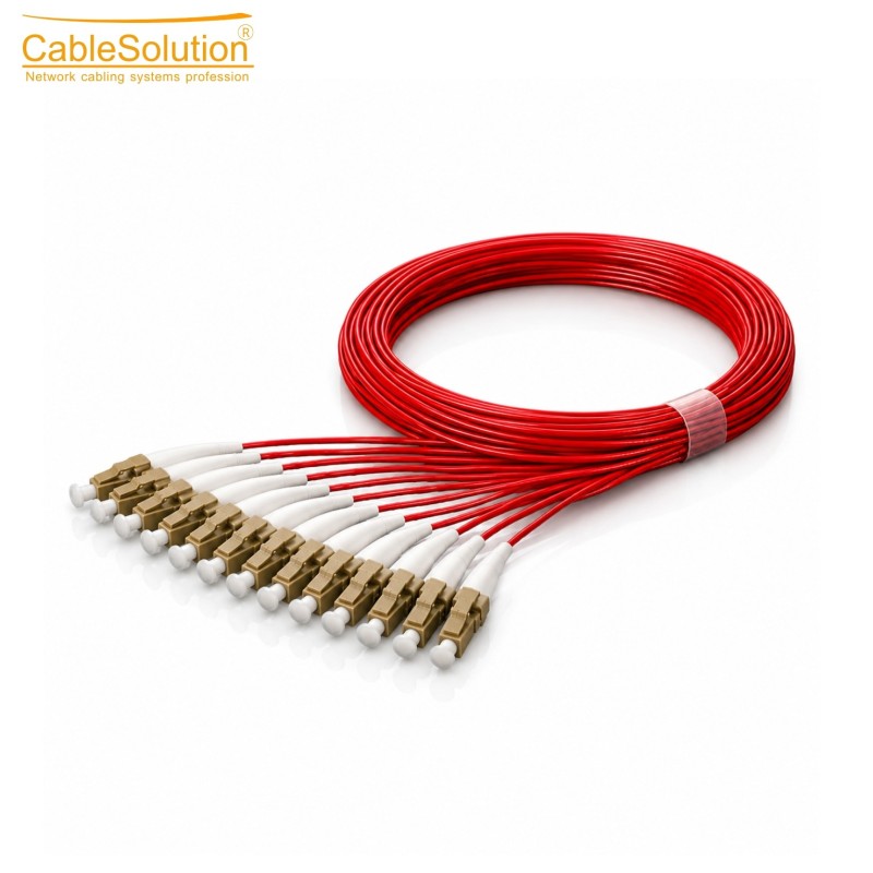 Cablage fibre optique CableSolution J-PIG OM4 LC MM – vue 3
