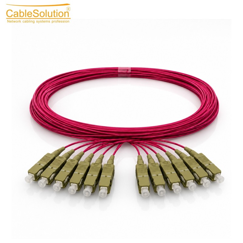 Cablage fibre optique CableSolution SC/UPC 0.9 mm