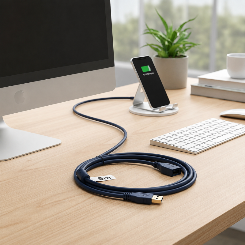 Câble d’extension USB CableSolution USB Extension Cable 5M – vue 4