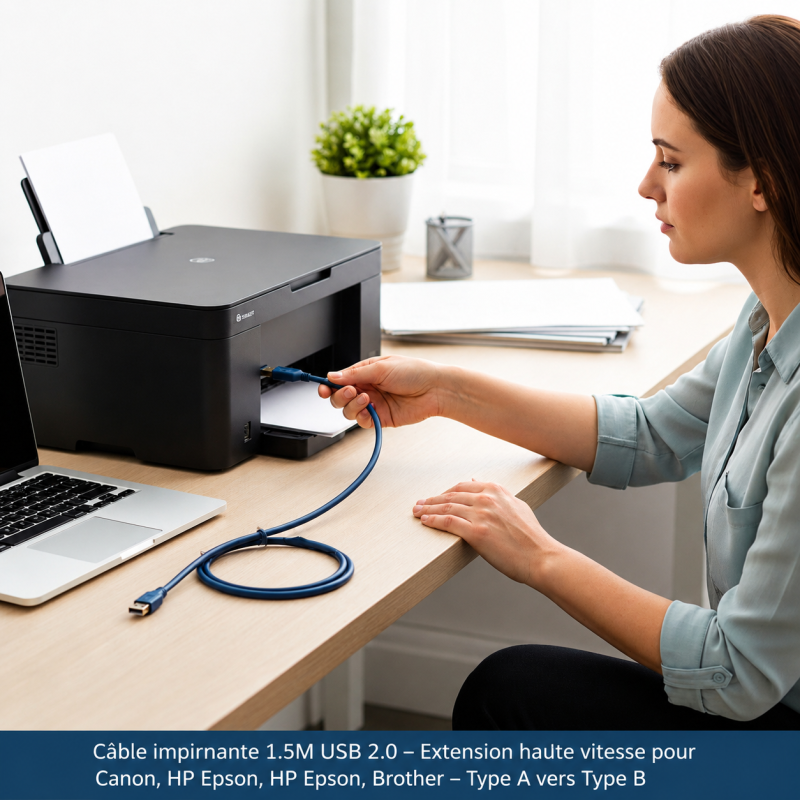 Câble imprimante USB 2.0 CableSolution CS-USB Pr1 – vue 4