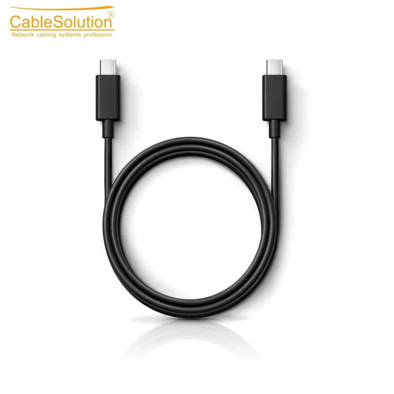 Câble USB-C vers USB-C CableSolution Type-C / Type-C Cable 1M – vue 2