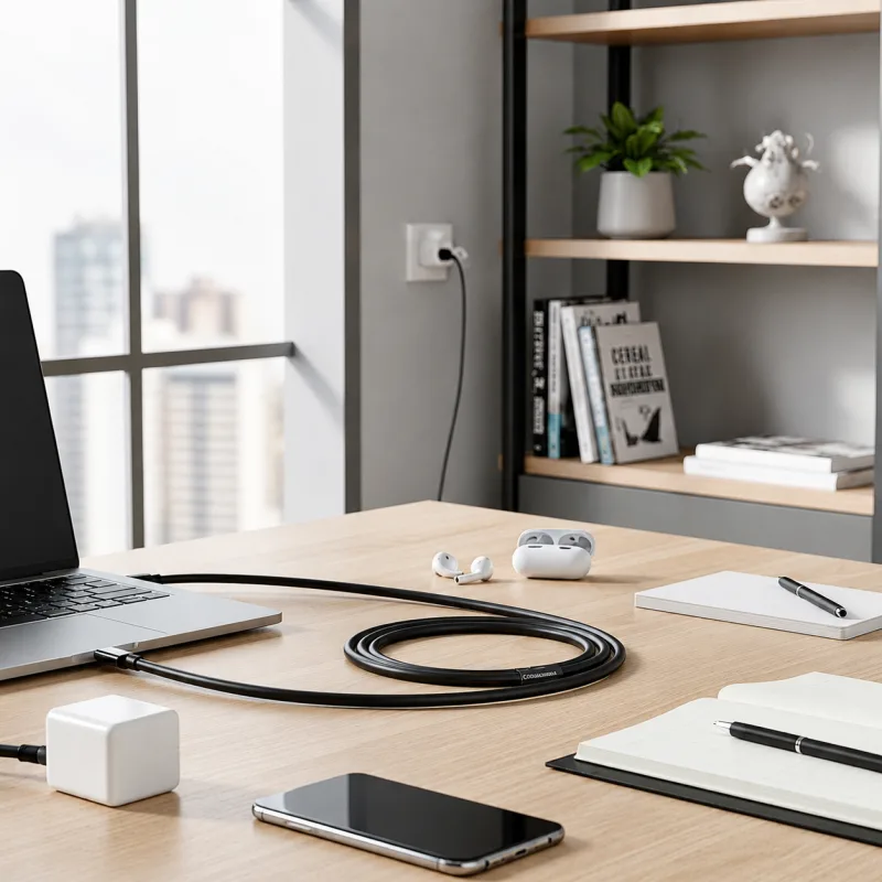 Câble USB-C vers USB-C CableSolution Type-C / Type-C Cable 1M – vue 4