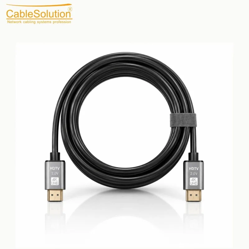 CABLESOLUTION Câble HDMI 2.0 Premium High Speed 3m 4K Ultra HD