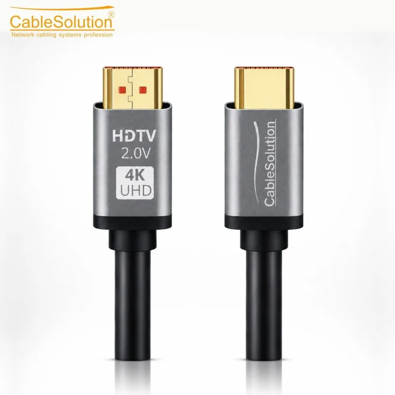 CABLESOLUTION Câble HDMI 2.0 Premium High Speed 3m 4K Ultra HD – vue 3