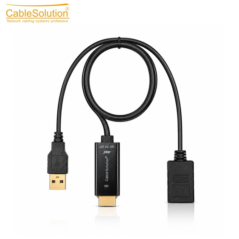 Adaptateur HDTV vers DisplayPort CableSolution HDMI/DP