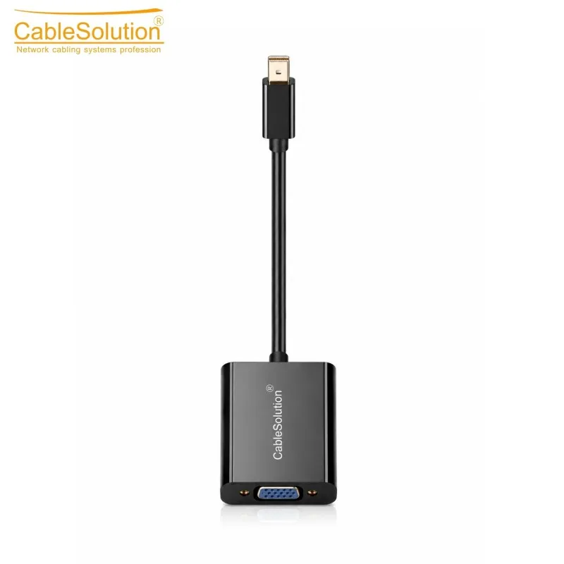 Adaptateur Mini DisplayPort vers VGA CableSolution MINI DP/VGA