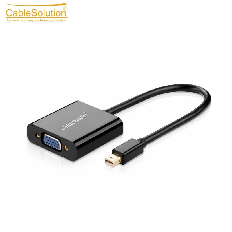 Adaptateur Mini DisplayPort vers VGA CableSolution MINI DP/VGA – vue 2