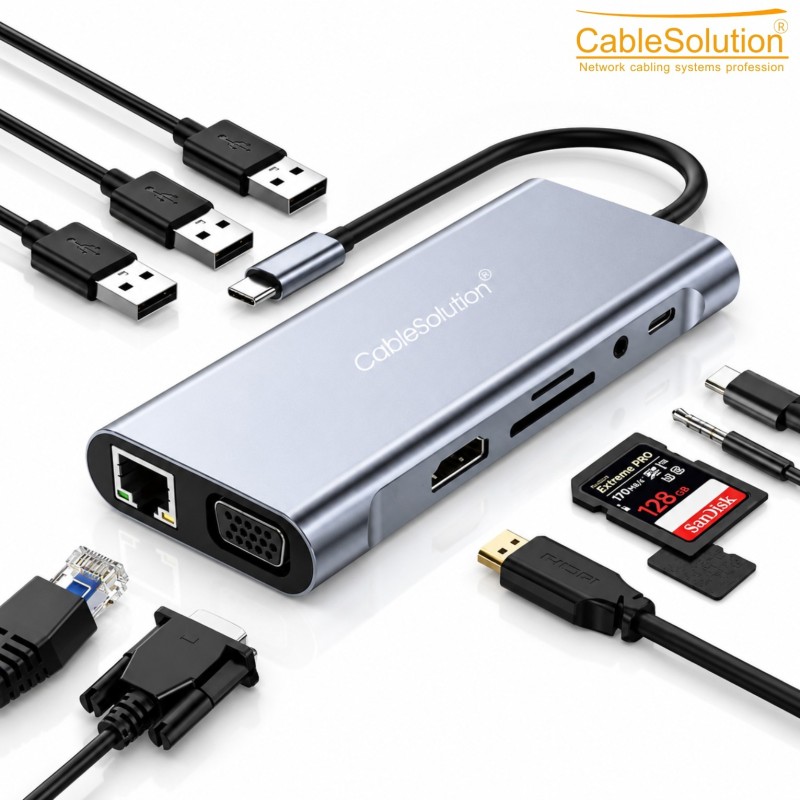 Hub & adapter CableSolution CS10022 – vue 4