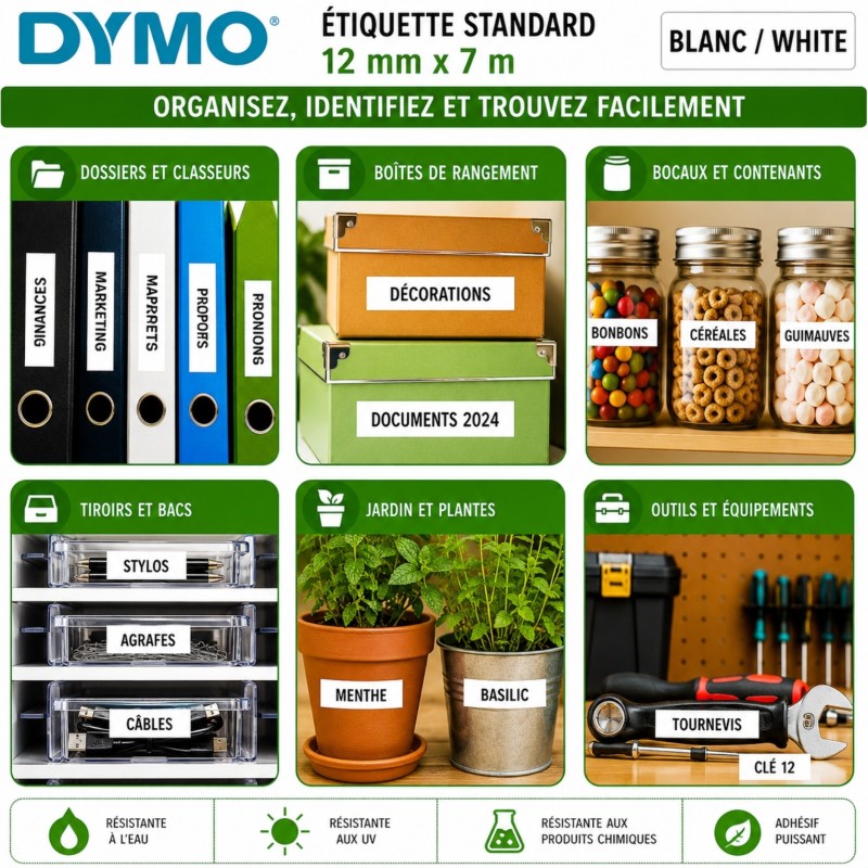 Étiquette Standard DYMO D1 lable DYMO – vue 2