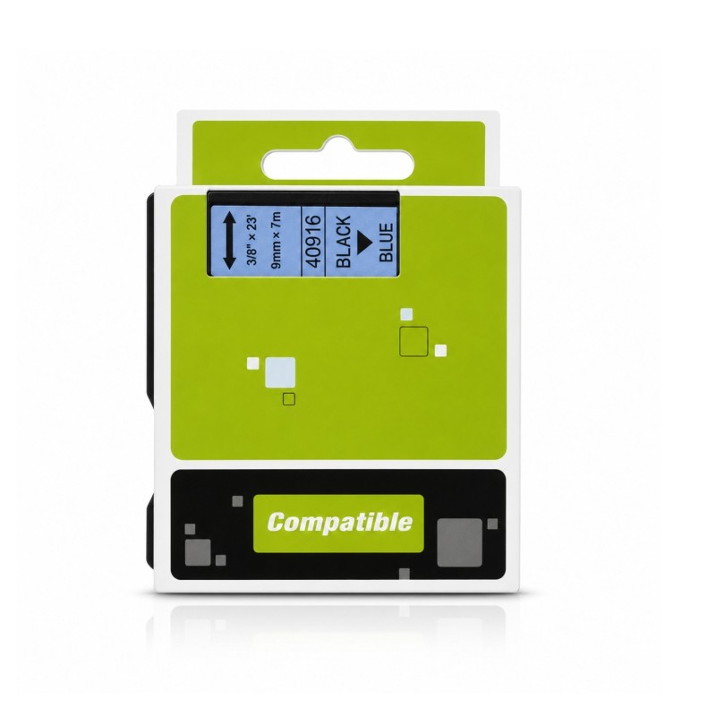 Cassette de ruban à étiqueter compatible Générique DY9A Blue