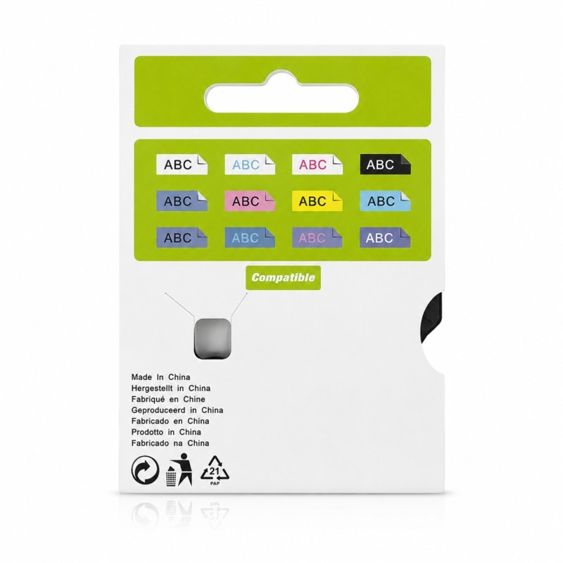 Cassette de ruban à étiqueter compatible Générique DY9A Blue – vue 4