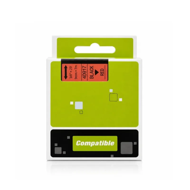 Cassette de ruban à étiqueter compatible Générique DY9A Red
