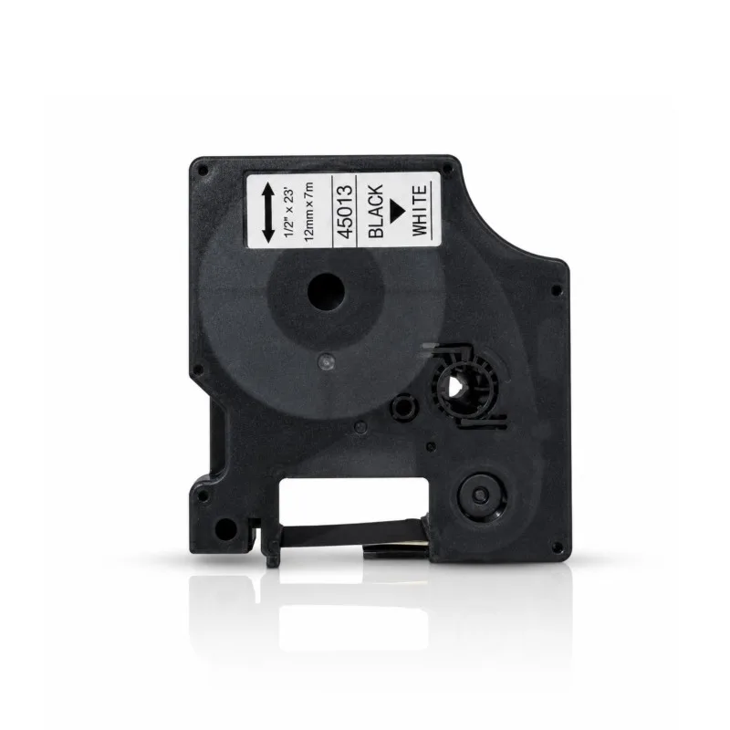 Cassette de ruban à étiqueter compatible Générique DY12A White – vue 3