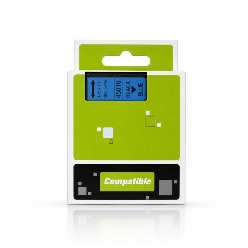 Cassette de ruban à étiqueter compatible Générique DY12A Blue