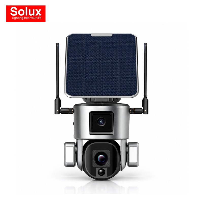 Caméra solaire de surveillance extérieure SOLUX Y5