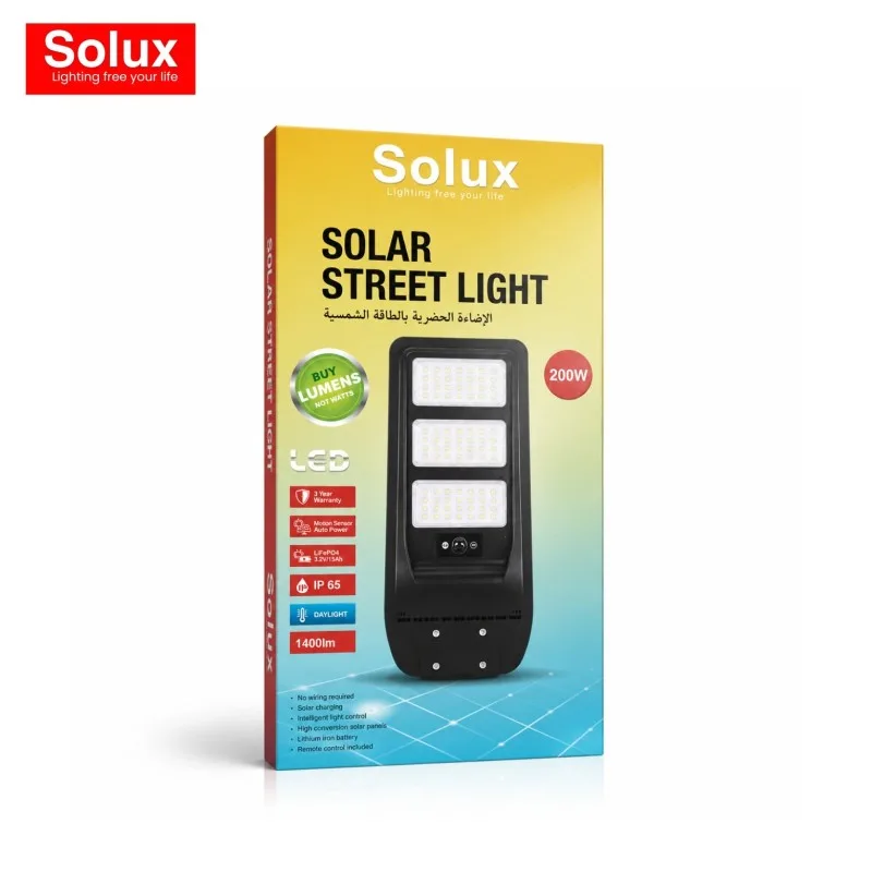 Projecteur Solaire LED SOLUX TR-ES-200W – vue 4