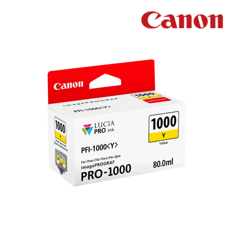 CANON Cartouche INK PFI-1000 Y EUR OCN