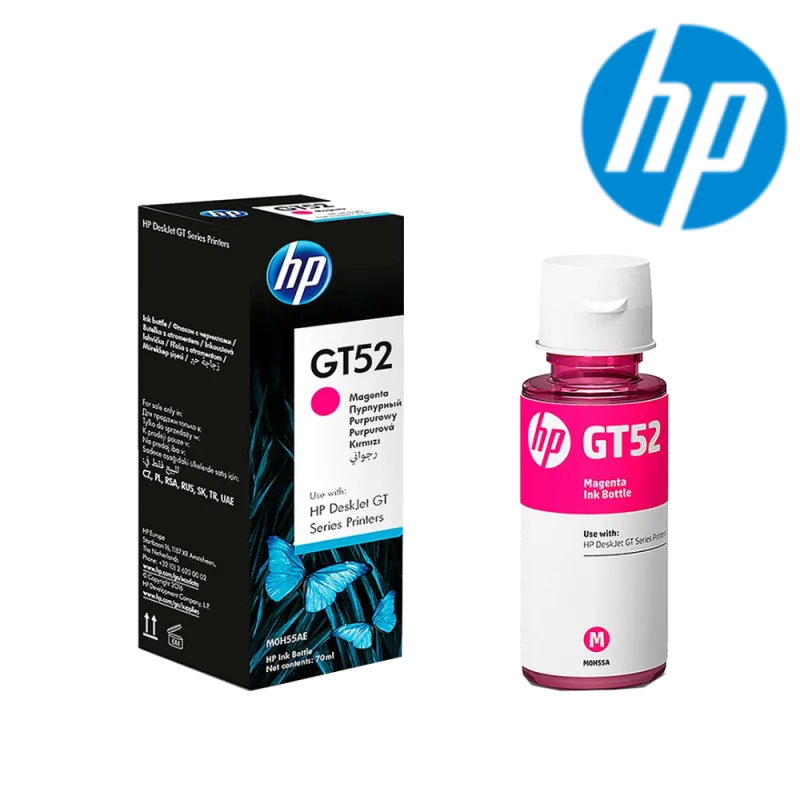 HP GT52 Magenta Original Ink Bottle