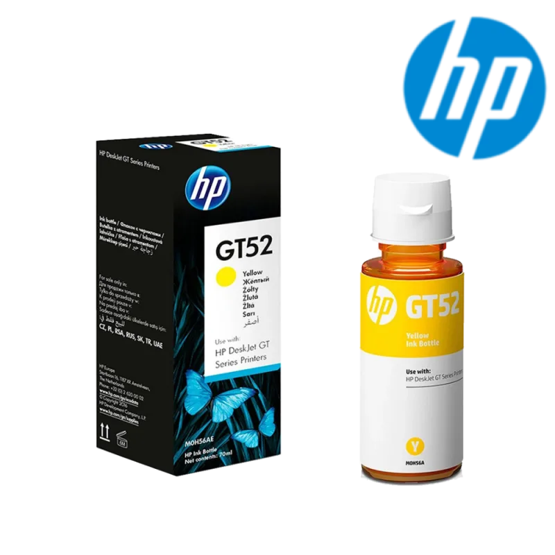 HP GT52 Yellow Original Ink Bottle