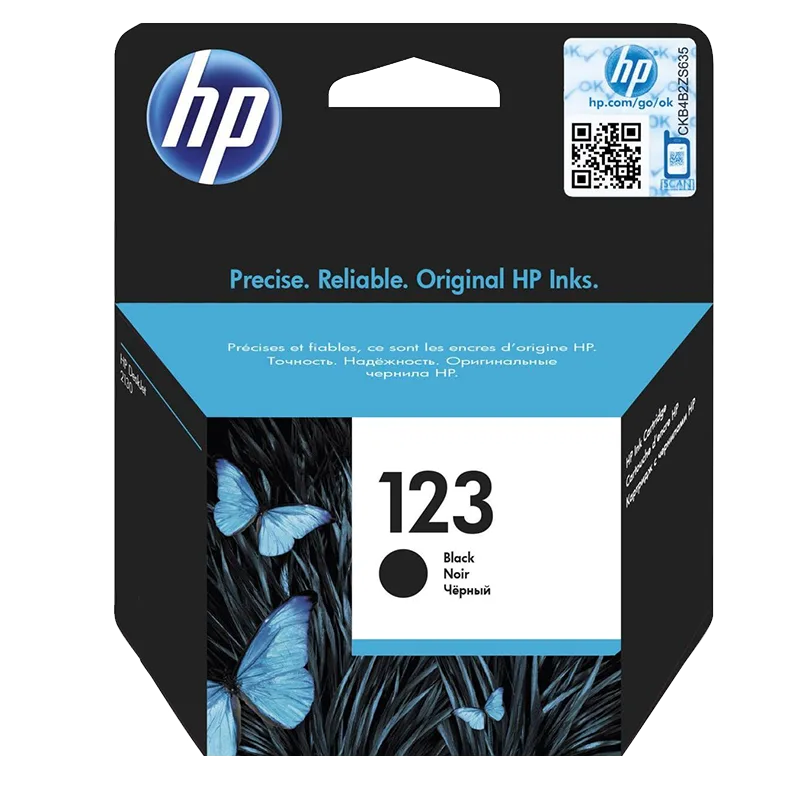 HP 123 Black Original Ink Cartridge