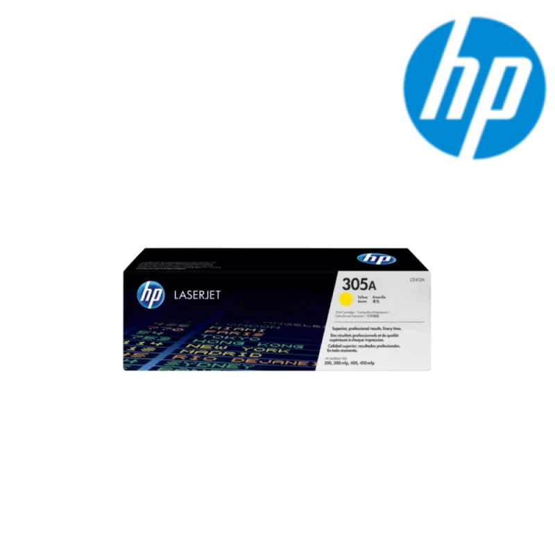 HP 305A Yellow Original LaserJet Toner Cartridge