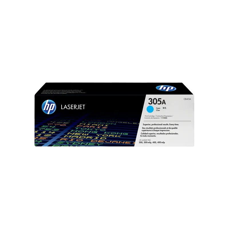 HP 305A Cyan Original LaserJet Toner Cartridge