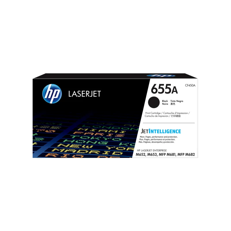 HP655ABlackOriginalLaserJetTonerCartridge CF450A