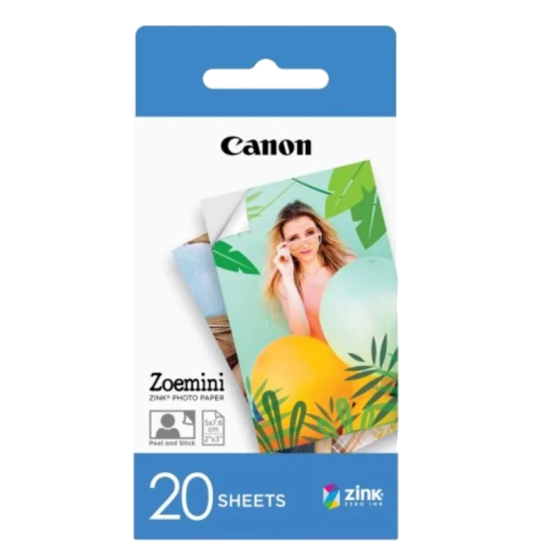 CANON ZINK PAPER ZP-2030 20 SHEETS