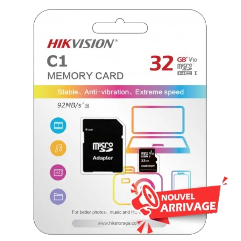 MICROSD HIKVISION 32GB CLASS 10 V10