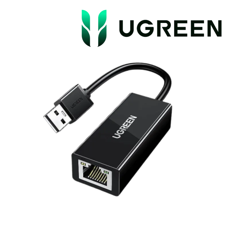 Ugreen Adaptateur USB 2.0 to RJ45 Noir