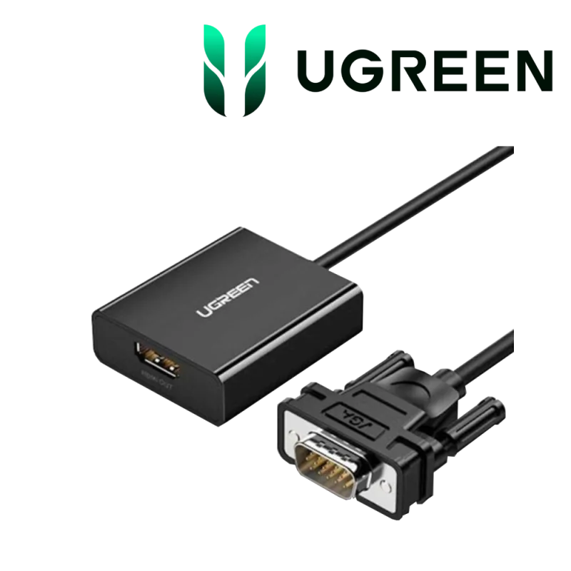 Ugreen Adaptateur VGA Male to HDMI Female