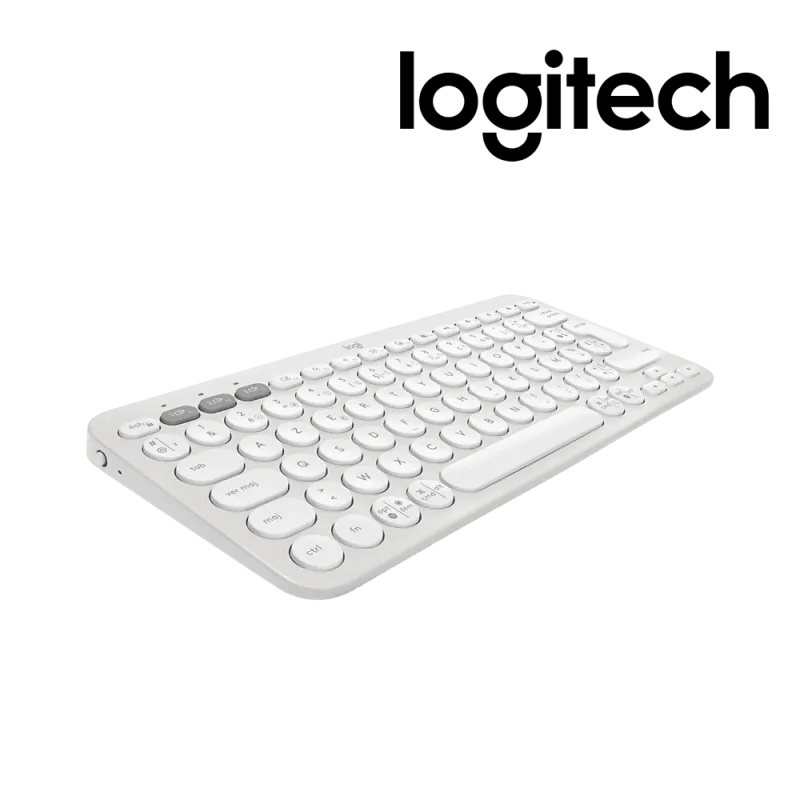 LOGITECH CLAVIER BT Pebble Keys 2 K380s-WHITE
